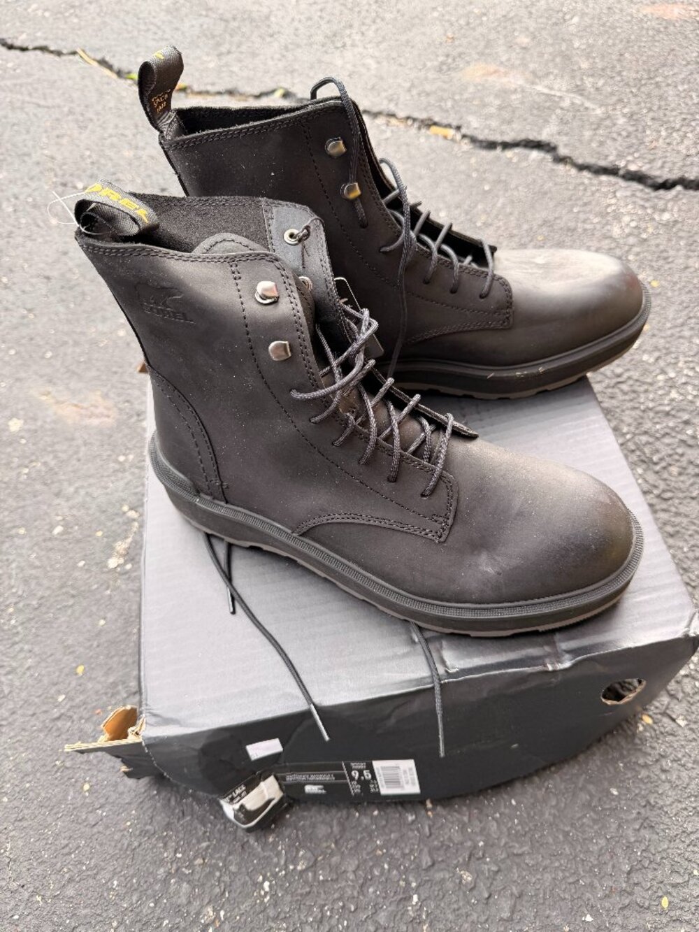 Sorel Combat Boots Women's Size 9.5